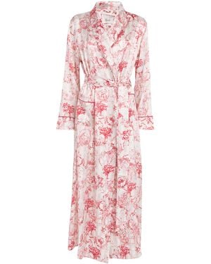 Harrods Silk Toile Robe - Pink