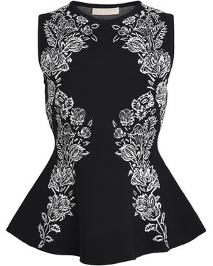 Ulla Johnson Jacquard Vanna Tank Top - Black