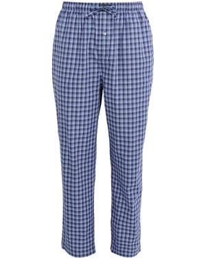 Polo Ralph Lauren Cotton Check Pajama Bottoms - Blue
