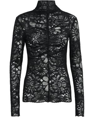 Camilla & Marc Lace Eleri Long-Sleeve Top - Black