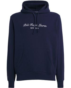 Polo Ralph Lauren Embroidered Logo Hoodie - Blue