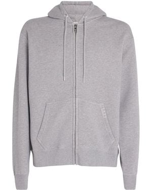 JW Anderson Cotton Zip-Up Hoodie - Grey