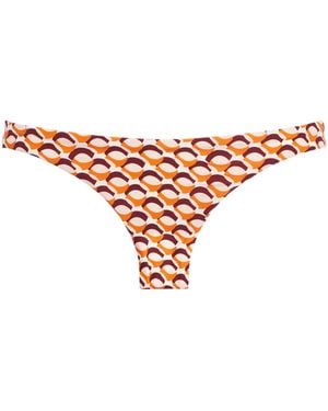 Melissa Odabash Printed Byron Bikini Bottoms - Orange