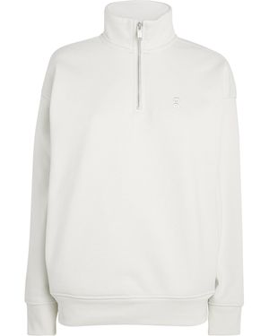 On Shoes Club Collective Half-Zip Sweatshirt - White