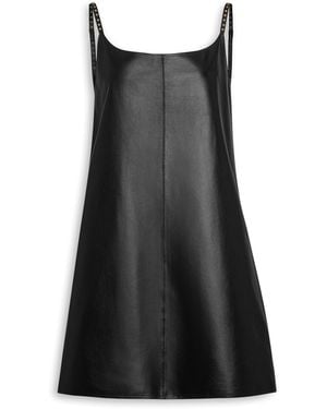 Alaïa Leather Mini Dress - Black