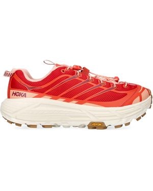 Hoka One One Mafate Three2 Trainers - Red