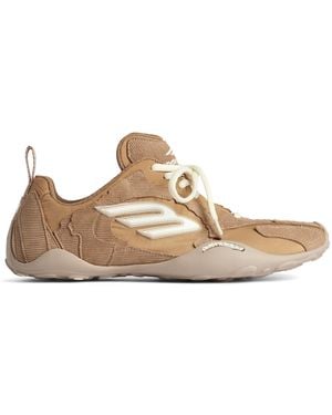 Balenciaga Cotton-Blend Monday Ultra Sneakers - Natural