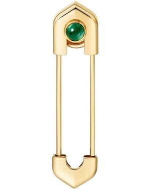 Cartier And Aventurine C De Tie Pin - Metallic
