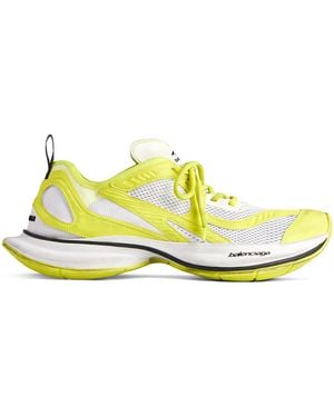 Balenciaga Mesh Circuit Trainers - Yellow