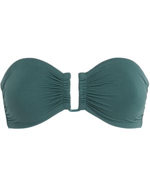 Eres Show Bandeau Bikini Top - Green
