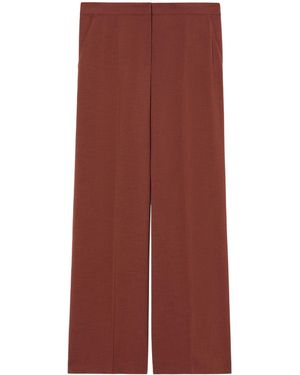 Marina Rinaldi Pleated Tailored Trousers - Purple
