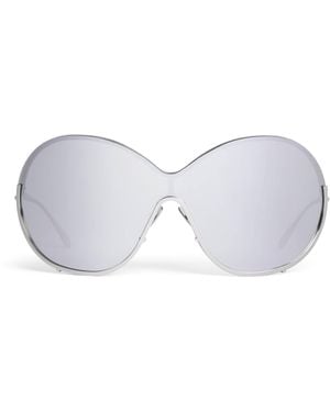 Alaïa Metal Butterfly Sunglasses - Gray
