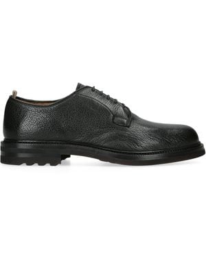 Officine Creative Leather Aston Flexi Derby Shoes - Black