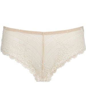 Wacoal Embrace Lace Tanga Briefs - White