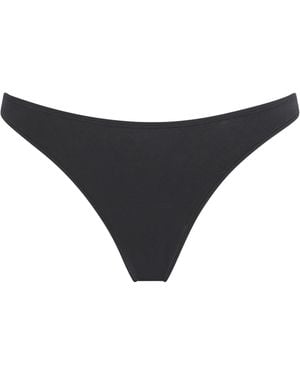Skims Cotton Everyday Thong - Black