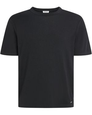 Jonathan Simkhai Silk-Blend Duke T-Shirt - Black