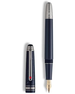Montblanc Meisterstück Around The World Classique Fountain Pen - Blue