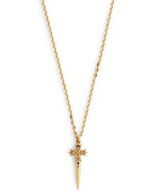 Emanuele Bicocchi Plated Sterling Pugnale Necklace - Metallic