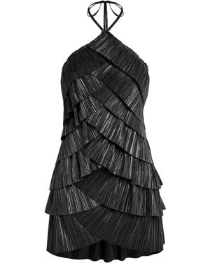 Cult Gaia Pleated Varsha Mini Dress - Black