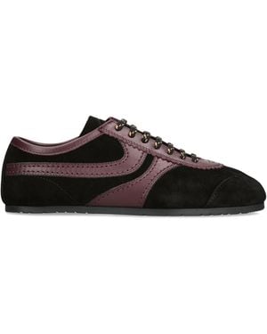 Dries Van Noten Suede Dustin Trainers - Brown