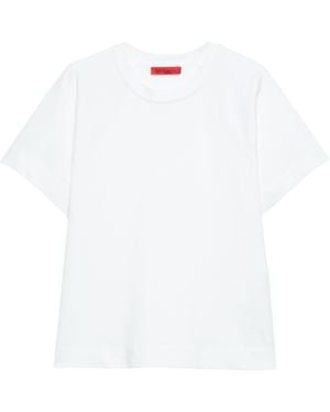 MAX&Co. Cotton-Linen T-Shirt - White