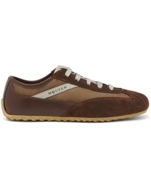 McQueen Suede Boxe Sneakers - Brown