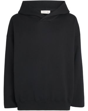 Fear Of God Cotton-Blend Double-Knit Hoodie - Black