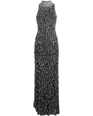 Jenny Packham Embellished Santa Fe Maxi Dress - Black