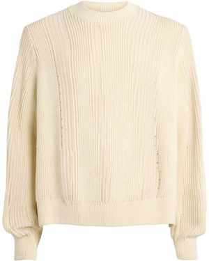 Won Hundred Cotton Knitted Bently Sweater - Natural