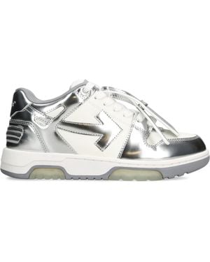Off-White c/o Virgil Abloh Leather Out Of Office Trainers - White