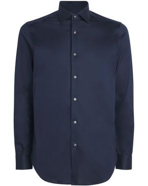 Pal Zileri Cotton Jersey Shirt - Blue
