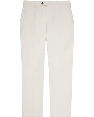 Pal Zileri Stretch-Cotton Twill Chinos - White