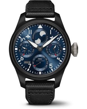 IWC Schaffhausen Ceramic Big Pilot's Perpetual Calendar Rodeo Drive Watch - Black