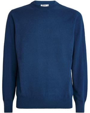 Sandro Cashmere Crew-Neck Sweater - Blue