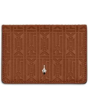 Jacques Marie Mage Leather Monogram Cassandre Bifold Wallet - Brown