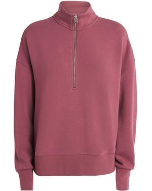 Varley Doublesoft Mavis Half-Zip Sweatshirt - Red