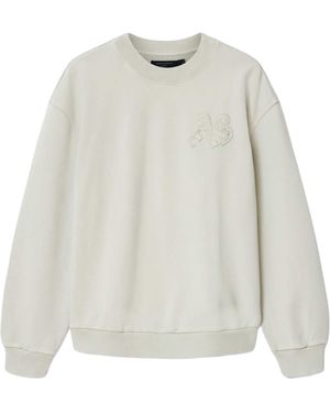 AllSaints Organic Cotton Insignia Sweatshirt - White
