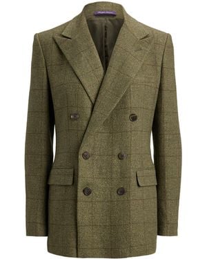 Ralph Lauren Tweed Ramona Blazer - Green