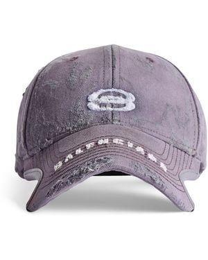 Balenciaga Hat With Logo - Purple