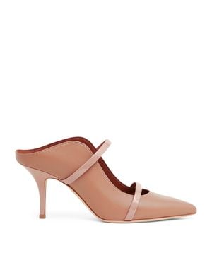 Malone Souliers Leather Maureen Mules 70 - Brown