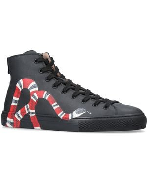 Gucci Major Snake High-tops - Black