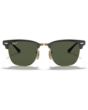 Ray-Ban Clubmaster Metal Square Sunglasses - Green