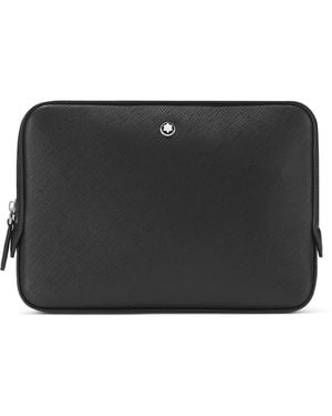 Montblanc Mini Leather Sartorial Messenger Bag - Black