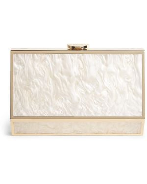 Jonathan Simkhai Pearlised Maddox Clutch Bag - Natural