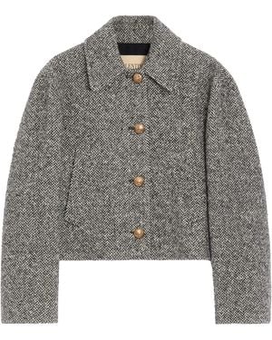 Valentino Virgin Wool-Blend Coat - Gray