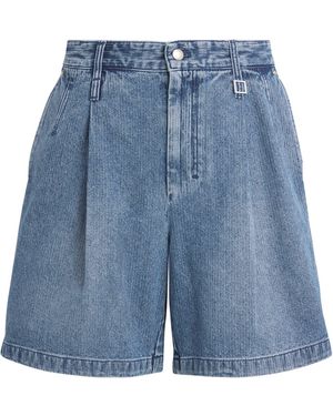 WOOYOUNGMI Denim Corduroy Shorts - Blue