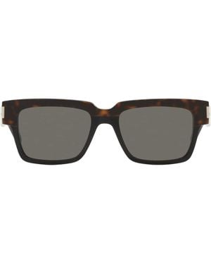 Saint Laurent Tortoiseshell Sl 732 Vadim Sunglasses - Gray