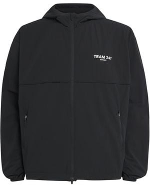 REPRESENT 247 Hooded Team 247 Track Jacket - Black