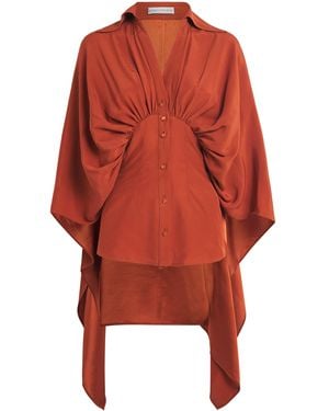 Palmer//Harding Draped Resilient Shirt - Red