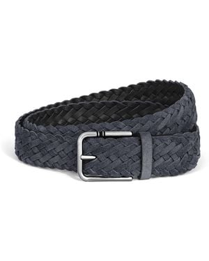 Montblanc Suede Woven Meisterstück Belt - Black